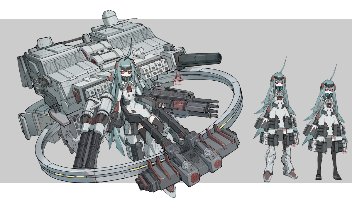 This is a pixiv picture whose title is 武装饰带.