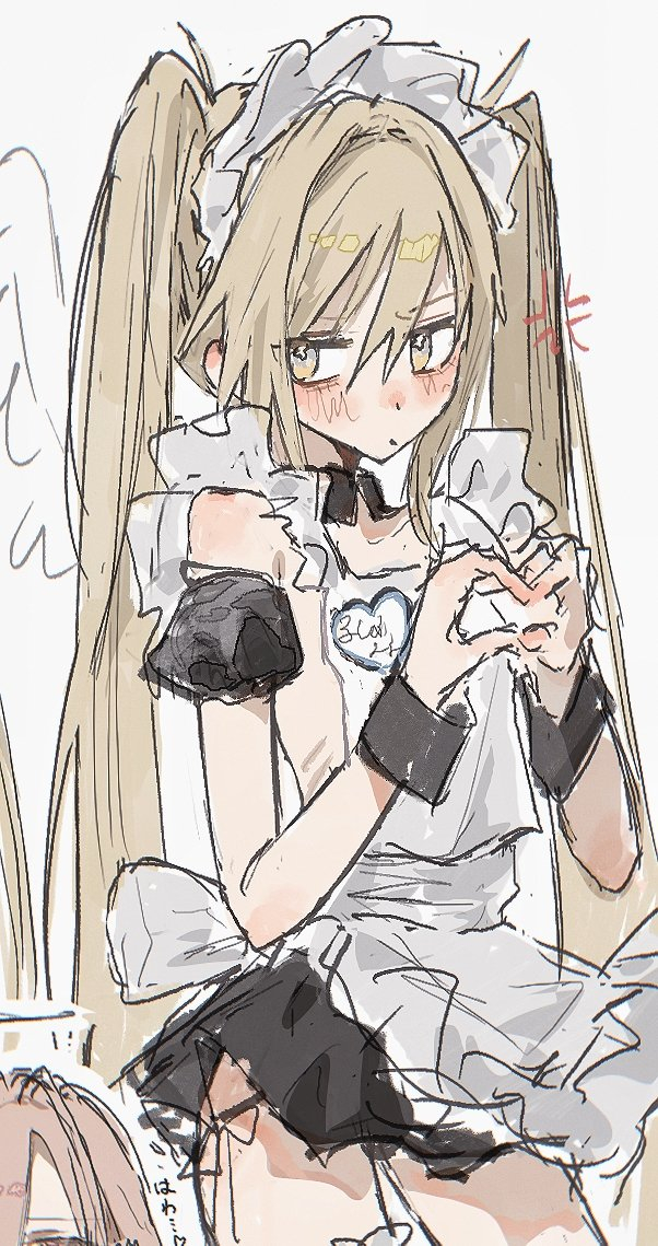 This is a pixiv picture whose title is 最近のメイドらくがきまとめ.