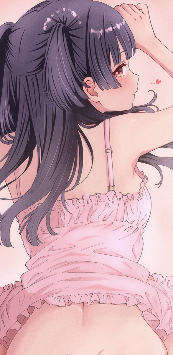 This is a pixiv picture whose title is ふゆを後ろから.