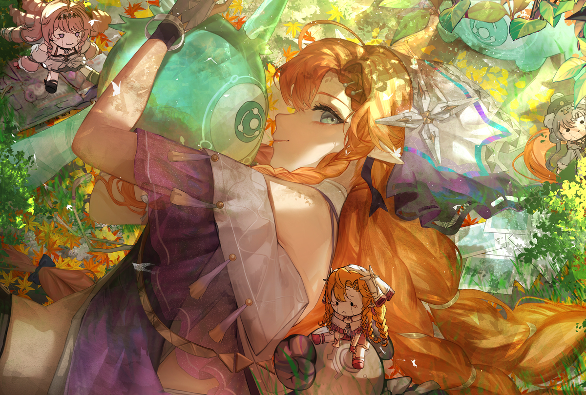 This is a pixiv picture whose title is 西格莉卡.