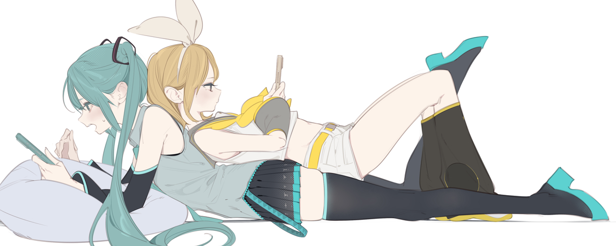 This is a pixiv picture whose title is ミクリン.