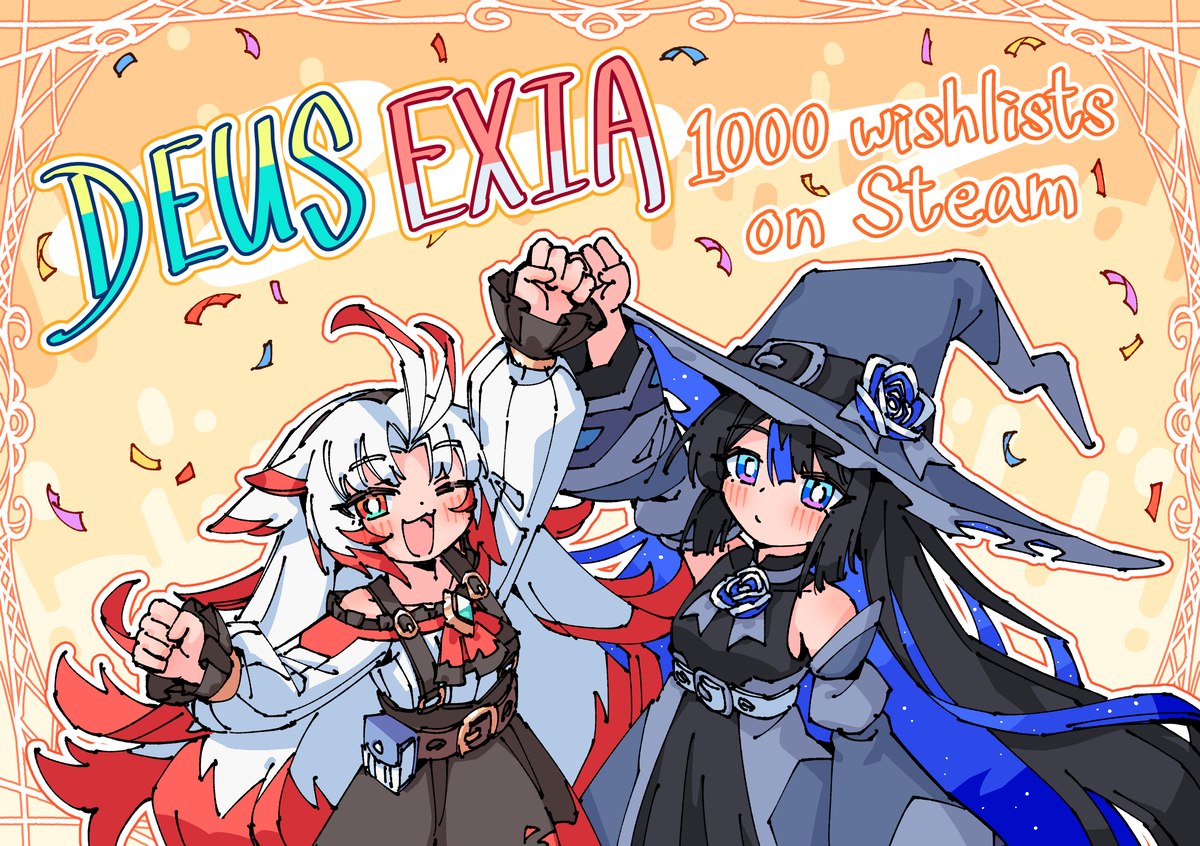 This is a pixiv picture whose title is Deus Exia 1000 Wishlists.