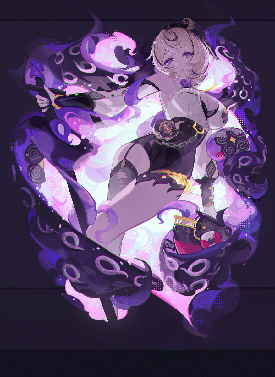 This is a pixiv picture whose title is 启航克拉肯号.