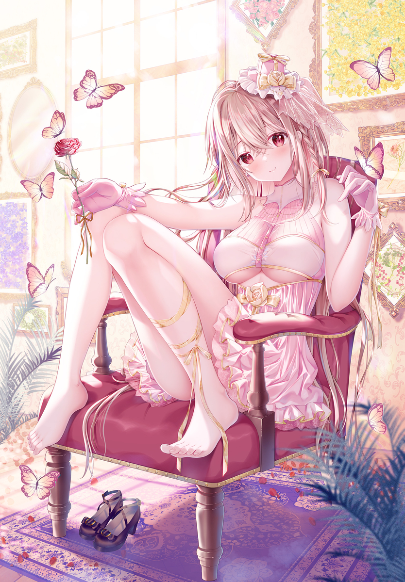 This is a pixiv picture whose title is Lisianthus.