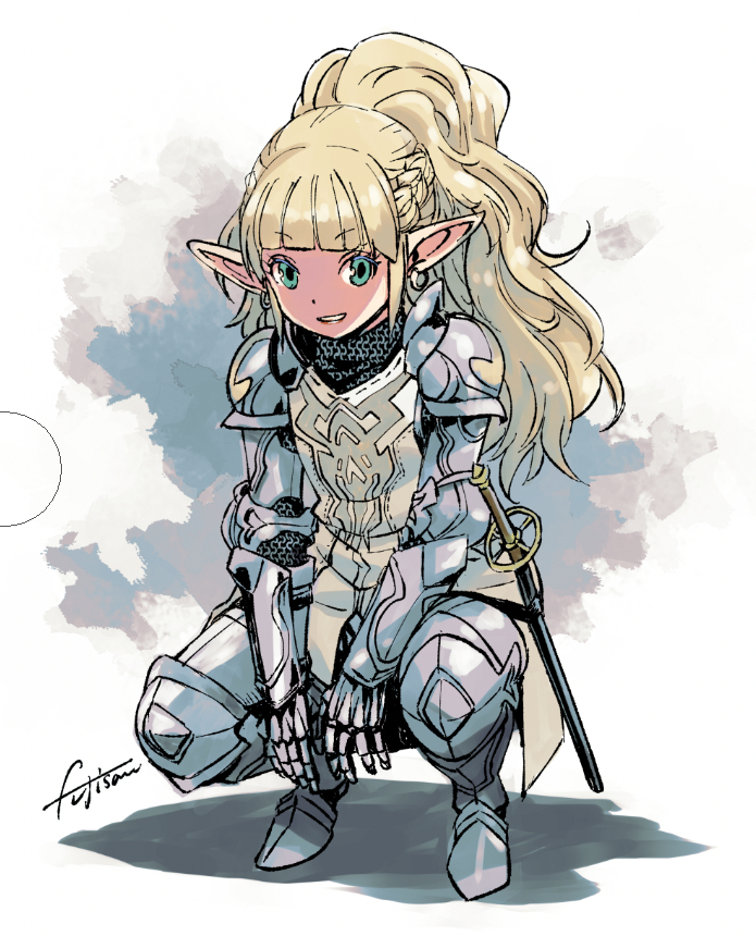 This is a pixiv picture whose title is レディー・エルモン.