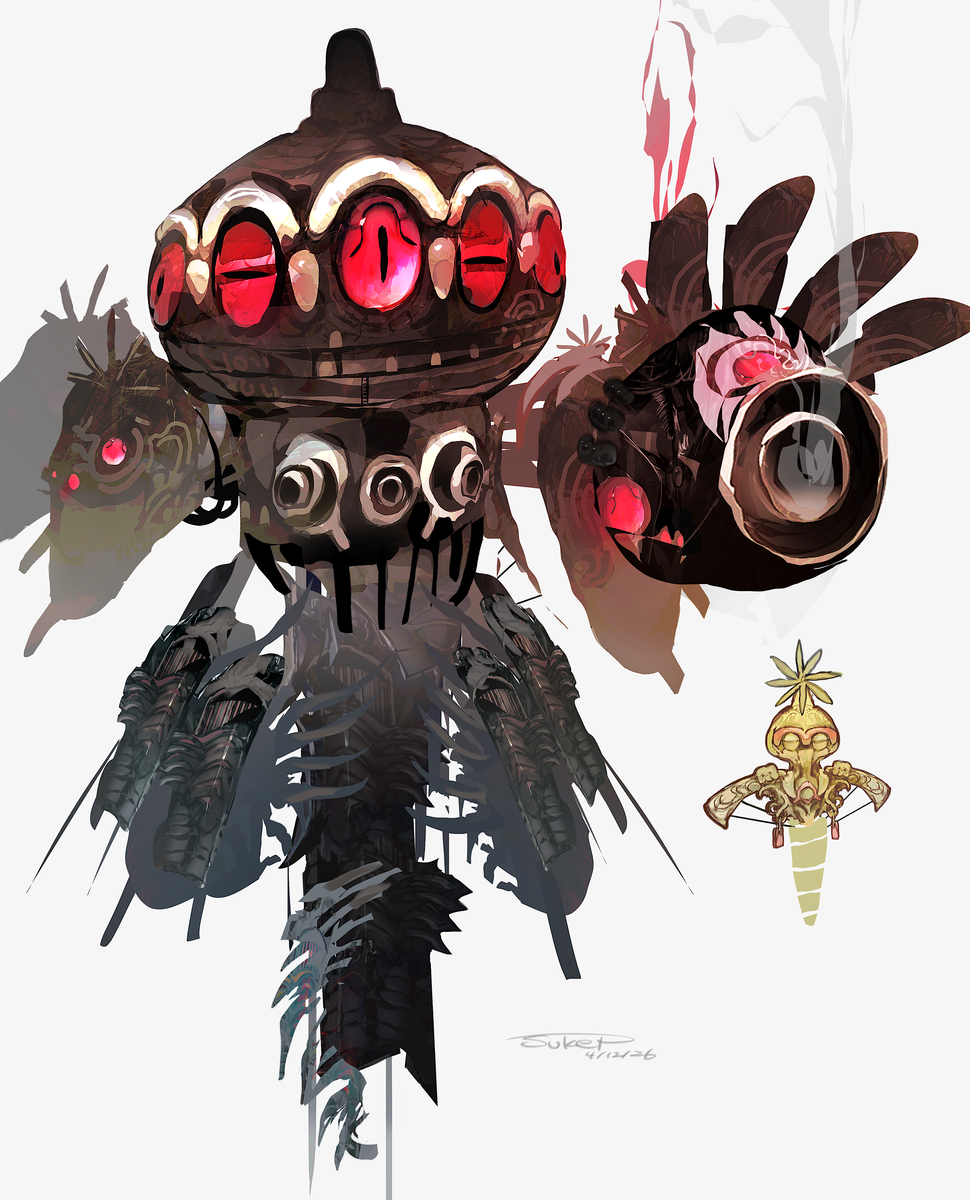 This is a pixiv picture whose title is 古代兵器船ネンドール.