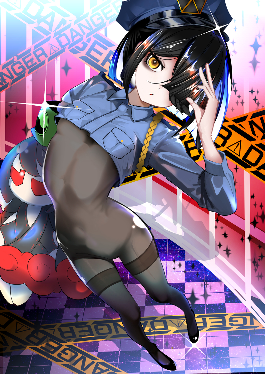 This is a pixiv picture whose title is ポリス徐福ちゃん.