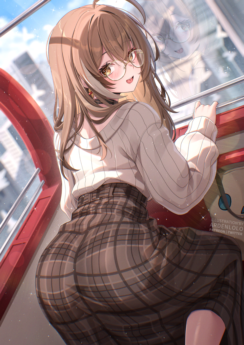 This is a pixiv picture whose title is ムメイとの観覧車デー.