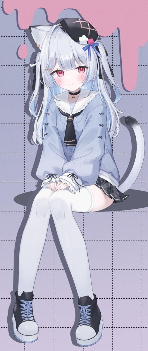 This is a pixiv picture whose title is おすわりめいびさん.