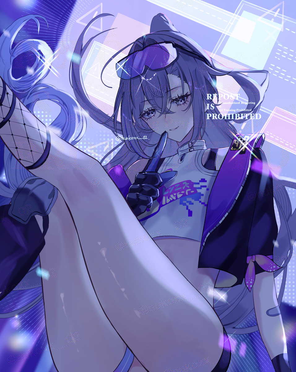This is a pixiv picture whose title is 銀狼LV999.