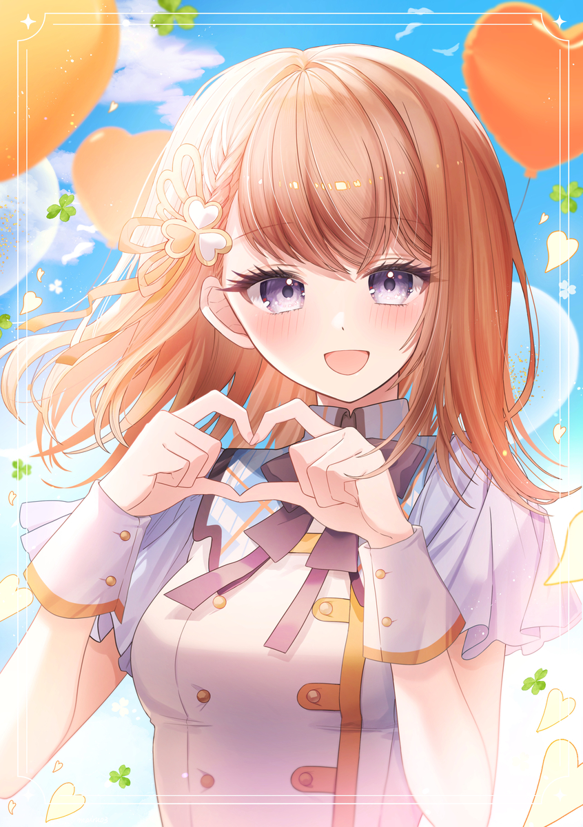 This is a pixiv picture whose title is みのりちゃんお誕生日おめでとう！☘️🧡.