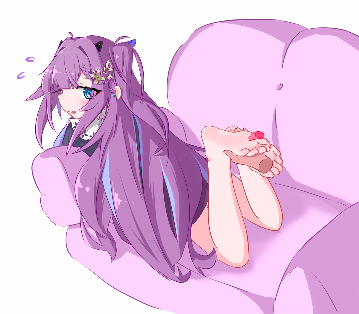 This is a pixiv picture whose title is 那是因为我还没有启动.jpg.