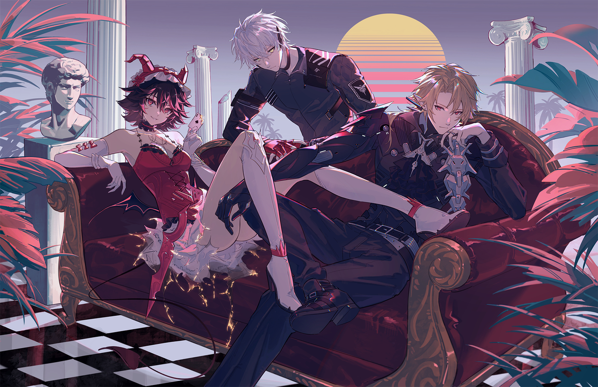 This is a pixiv picture whose title is redraw.