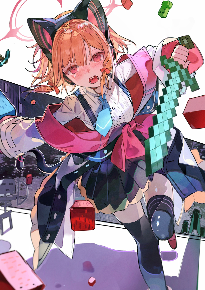 This is a pixiv picture whose title is さいば モモイ！.