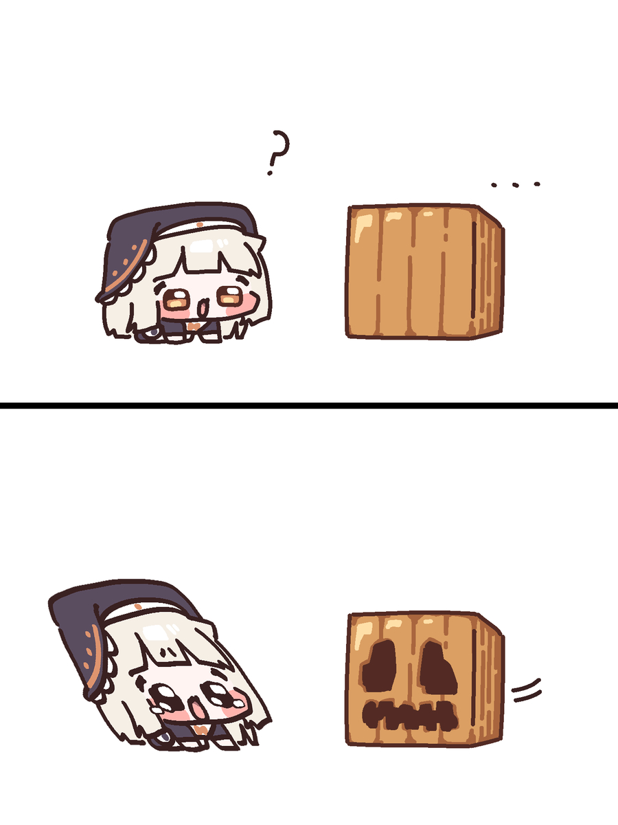 This is a pixiv picture whose title is 🧐❓️😭‼️.