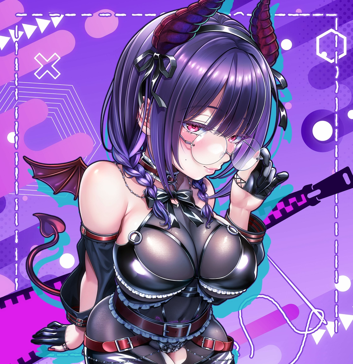 This is a pixiv picture whose title is 事務乃あんずサキュバス.