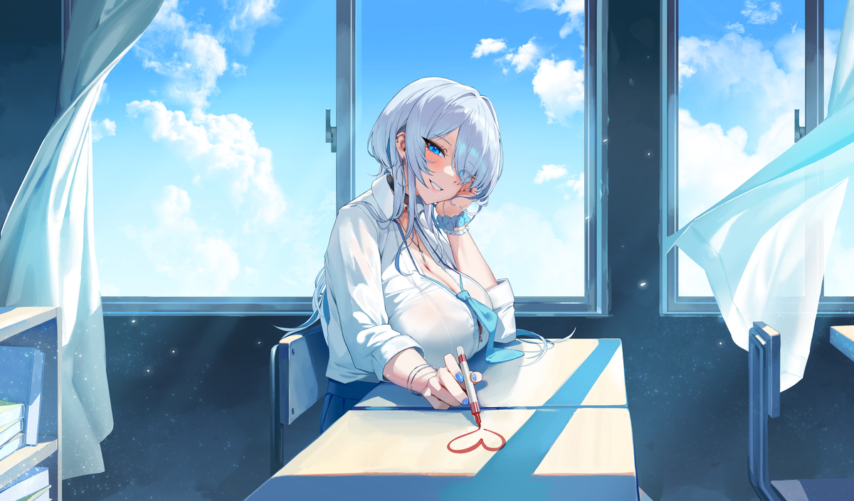 This is a pixiv picture whose title is ブリッド.