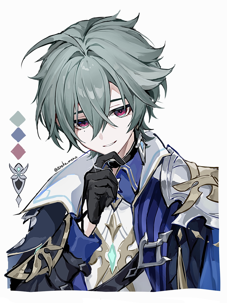 This is a pixiv picture whose title is ローエン.