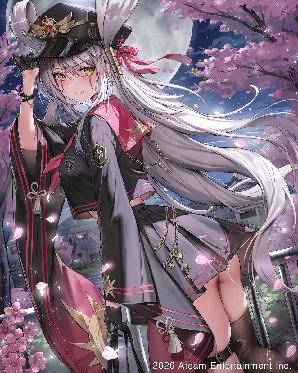 This is a pixiv picture whose title is さんすま！三国大戦スマッシュ！_アマテラス【宵闇の転校生】.