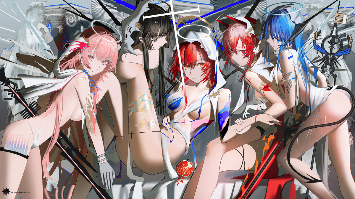 This is a pixiv picture whose title is 耶耶比比.