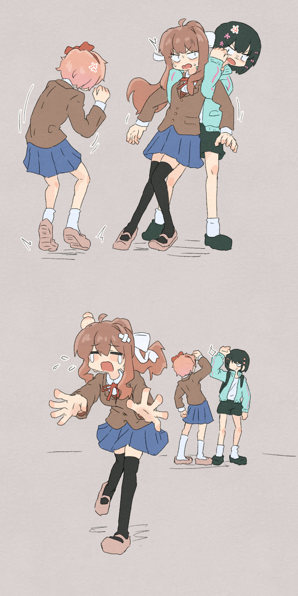 This is a pixiv picture whose title is 共闘.