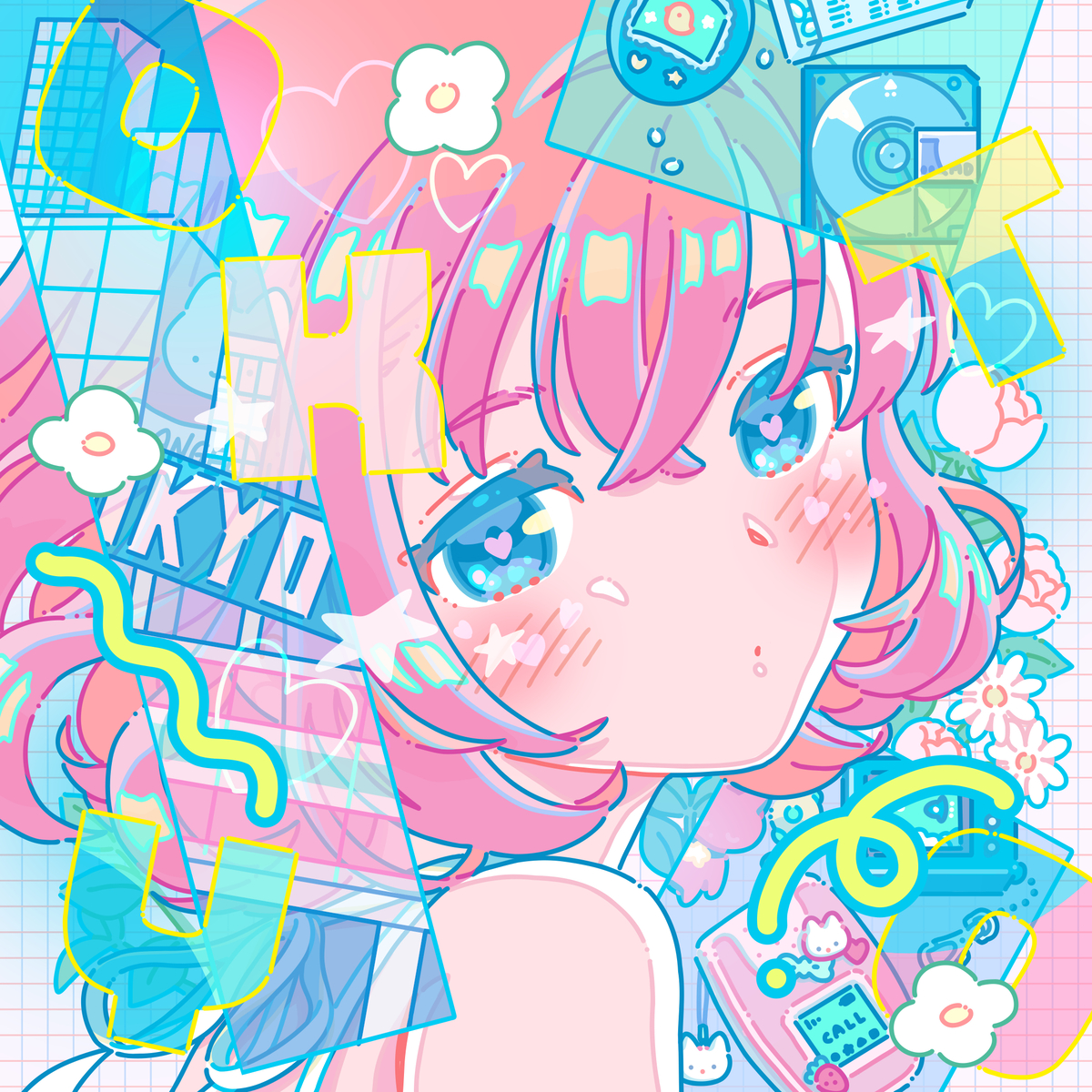 This is a pixiv picture whose title is Love 90s.