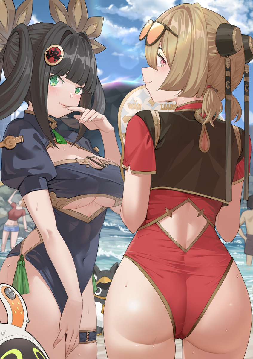 This is a pixiv picture whose title is summer.