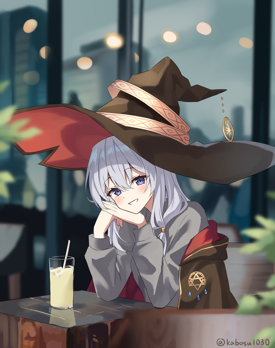 This is a pixiv picture whose title is 魔女の休日.