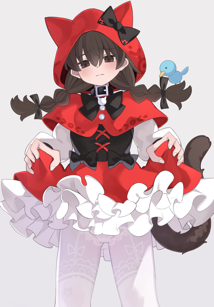This is a pixiv picture whose title is たくしあげのミーニャ.