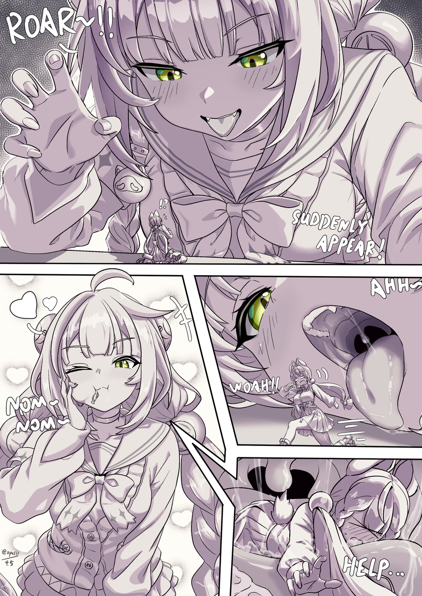 This is a pixiv picture whose title is 一个小小的“恶作剧”.