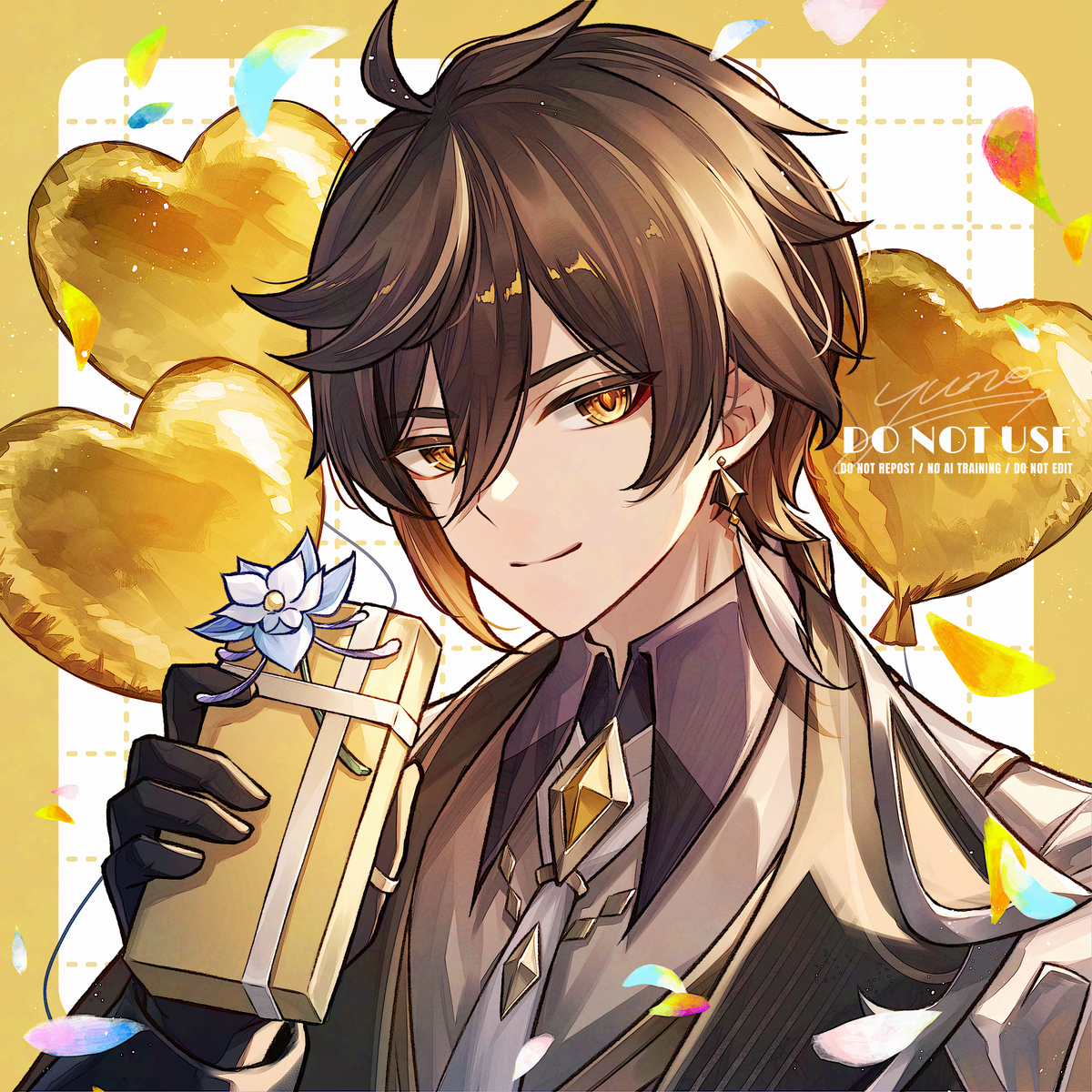 This is a pixiv picture whose title is 5/5スパコミ新刊表紙② 鍾離.