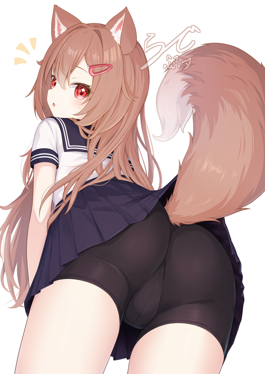 This is a pixiv picture whose title is 🐺.