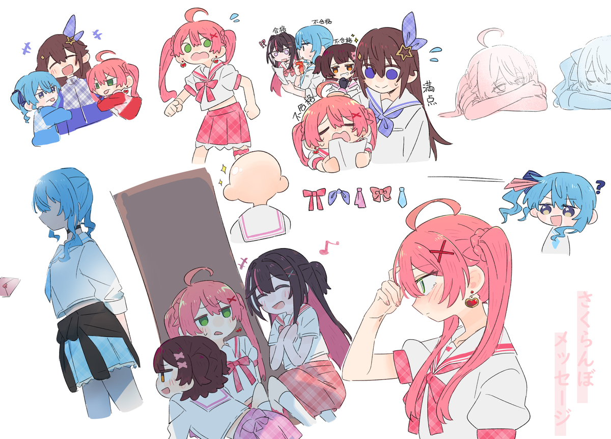 This is a pixiv picture whose title is 🍒✉️.