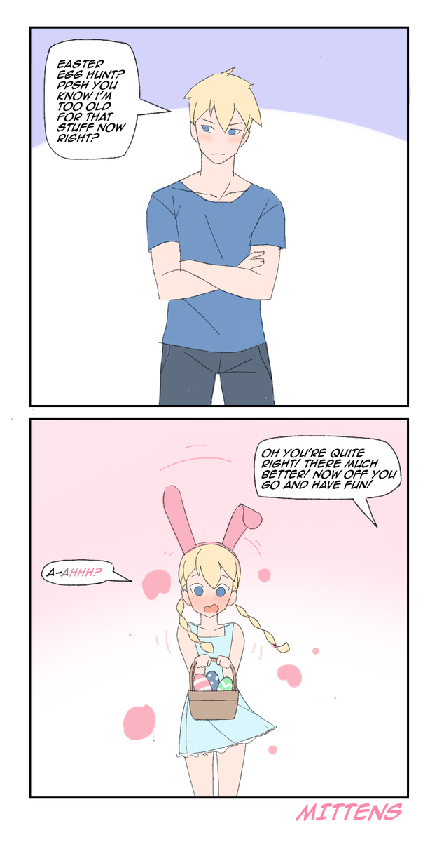 This is a pixiv picture whose title is Easter Egg hunt 2.