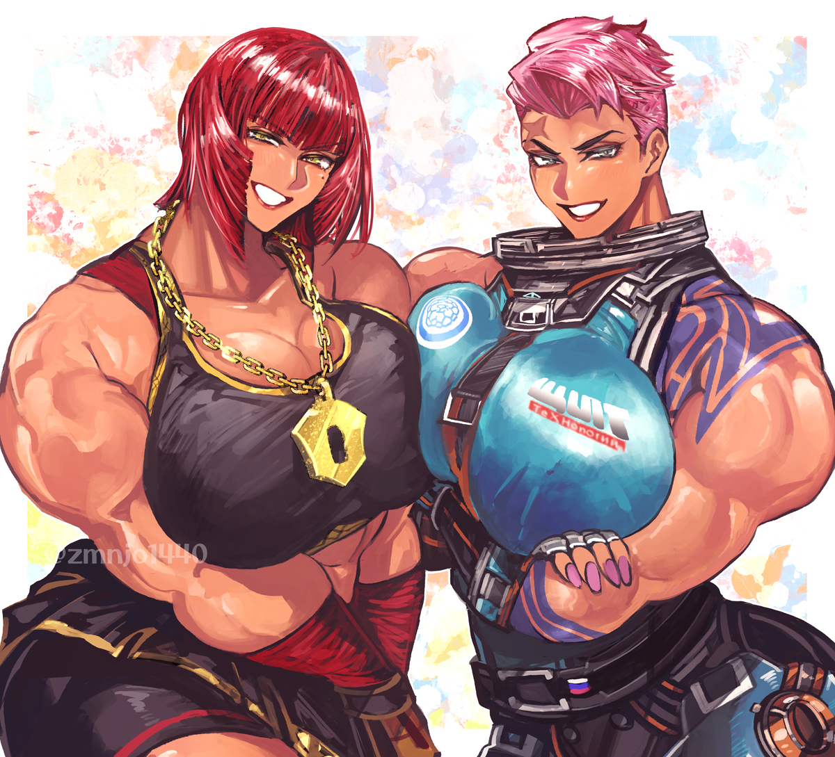 This is a pixiv picture whose title is マリーザさんとザリアさん.