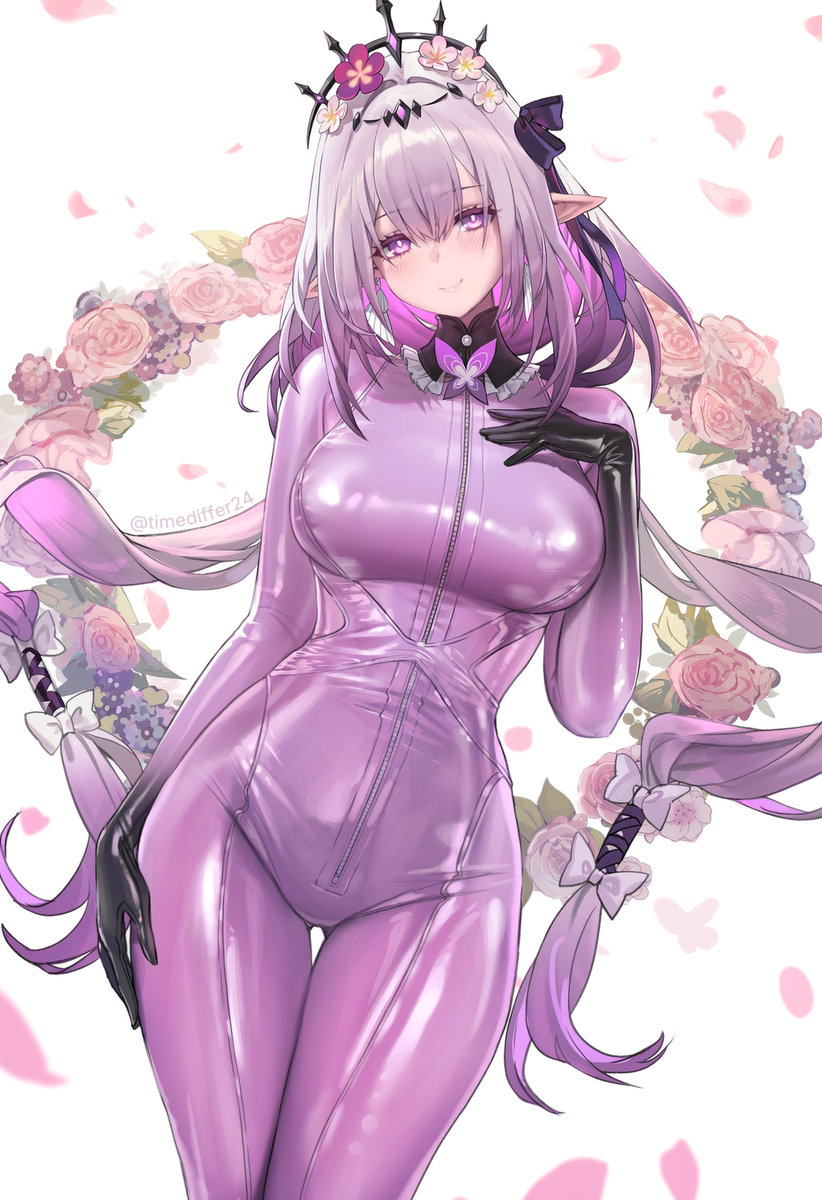 This is a pixiv picture whose title is キャストリス｜Castorice｜遐蝶｜카스토리스.