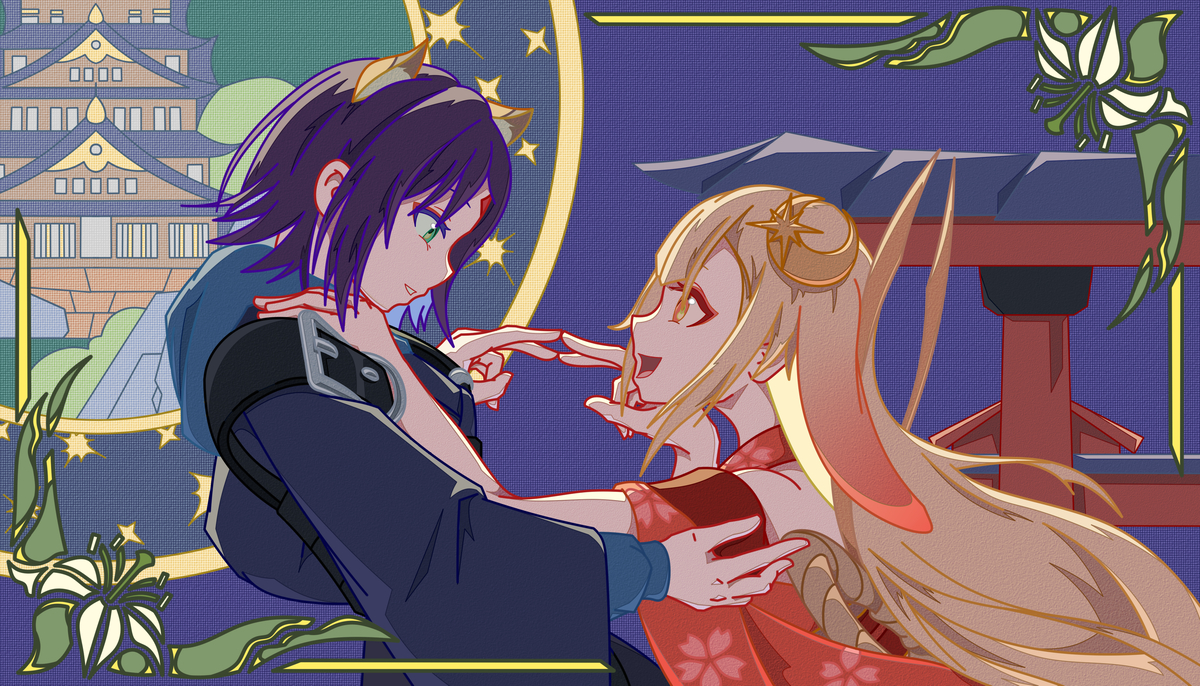 This is a pixiv picture whose title is 等待千年只为回到你身边.