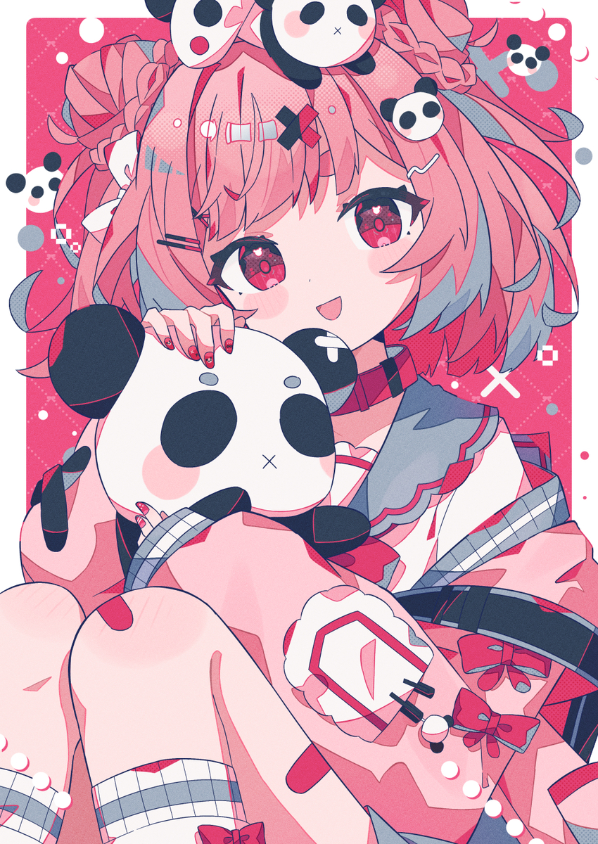This is a pixiv picture whose title is ぱんだちゃん.