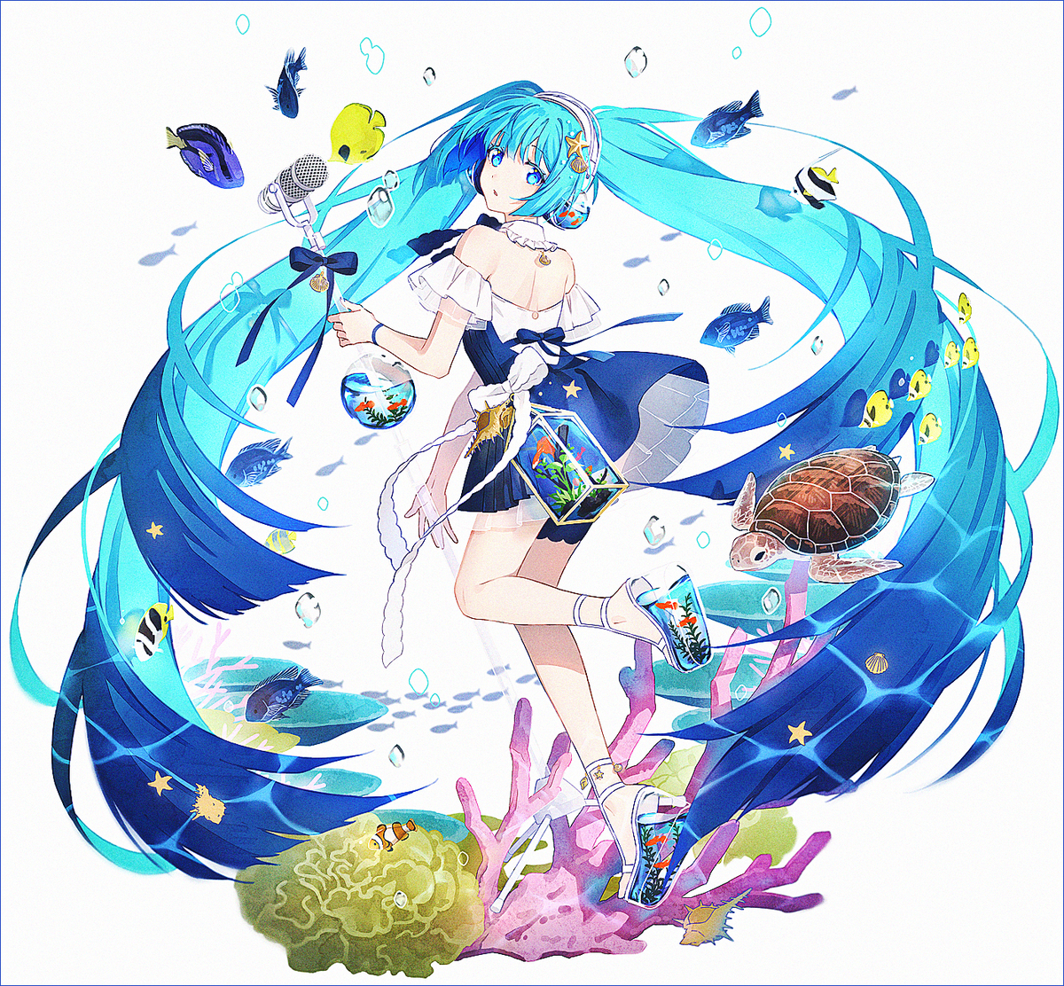 This is a pixiv picture whose title is 。˚。○.