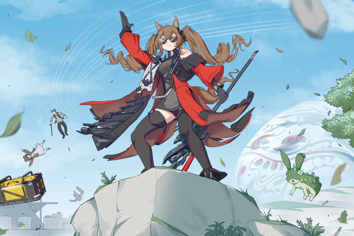 This is a pixiv picture whose title is 四号谷地略有失重感.