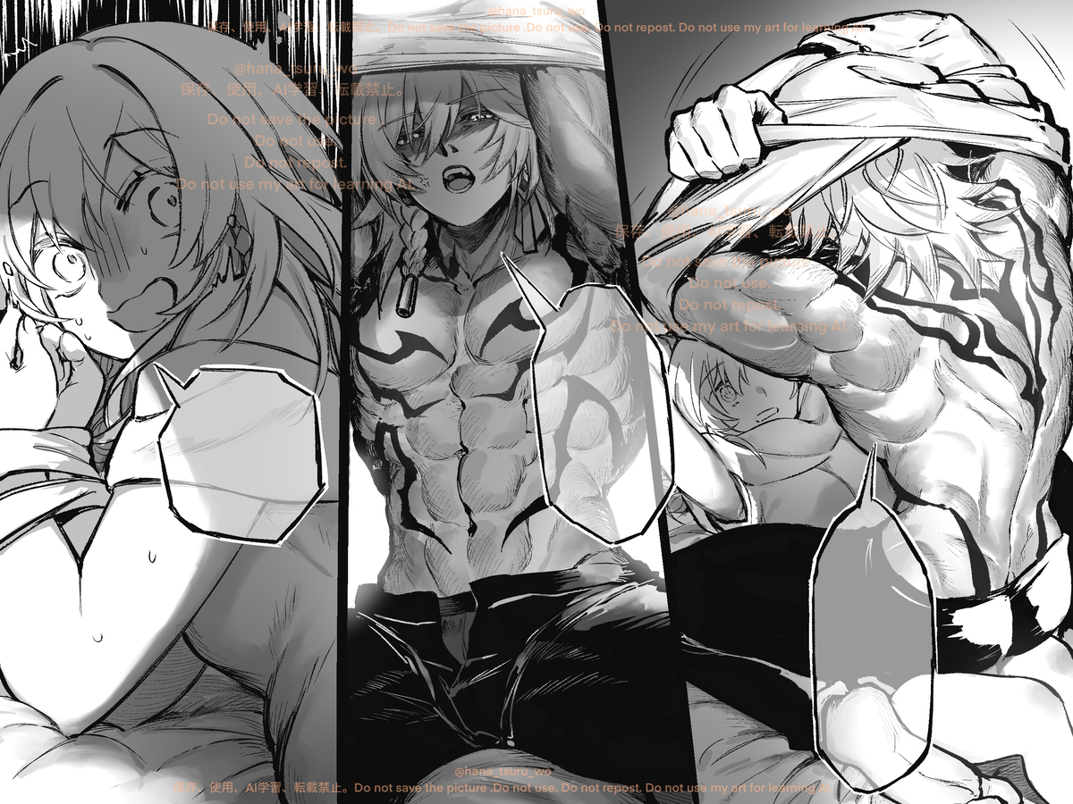 This is a pixiv picture whose title is 【skeb】謎シチュモーディスさんと星さん.