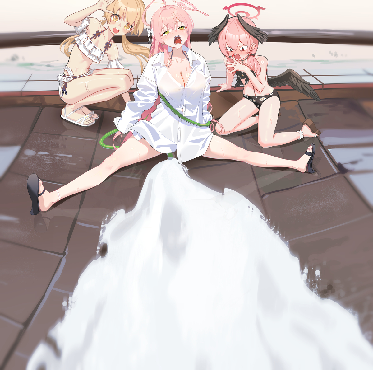 This is a pixiv picture whose title is ブルアカ.