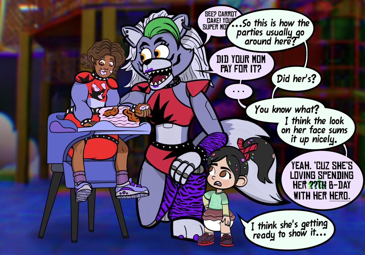 This is a pixiv picture whose title is Make-Up Party.