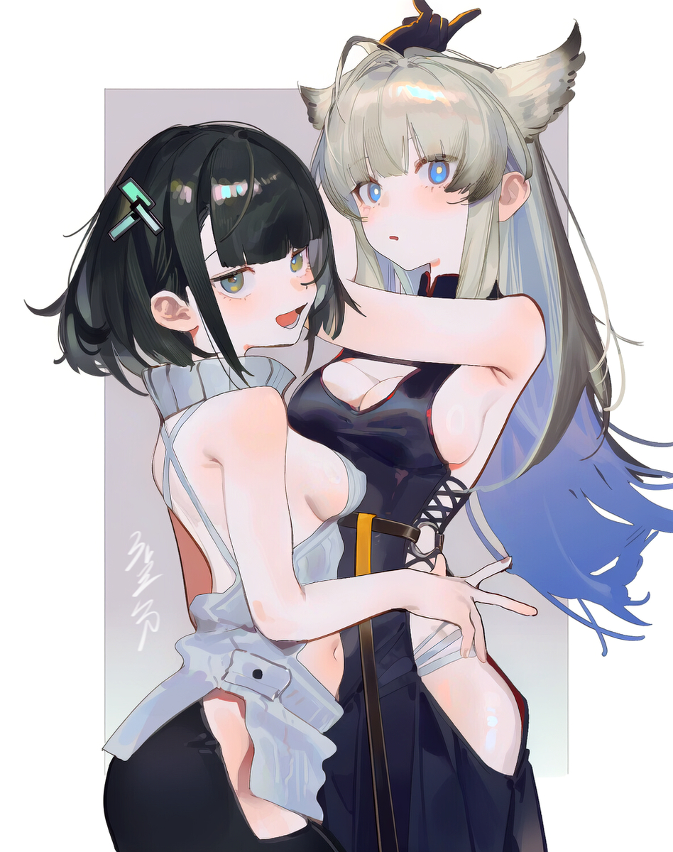 This is a pixiv picture whose title is 家庭主妇与她的笨笨企鹅.
