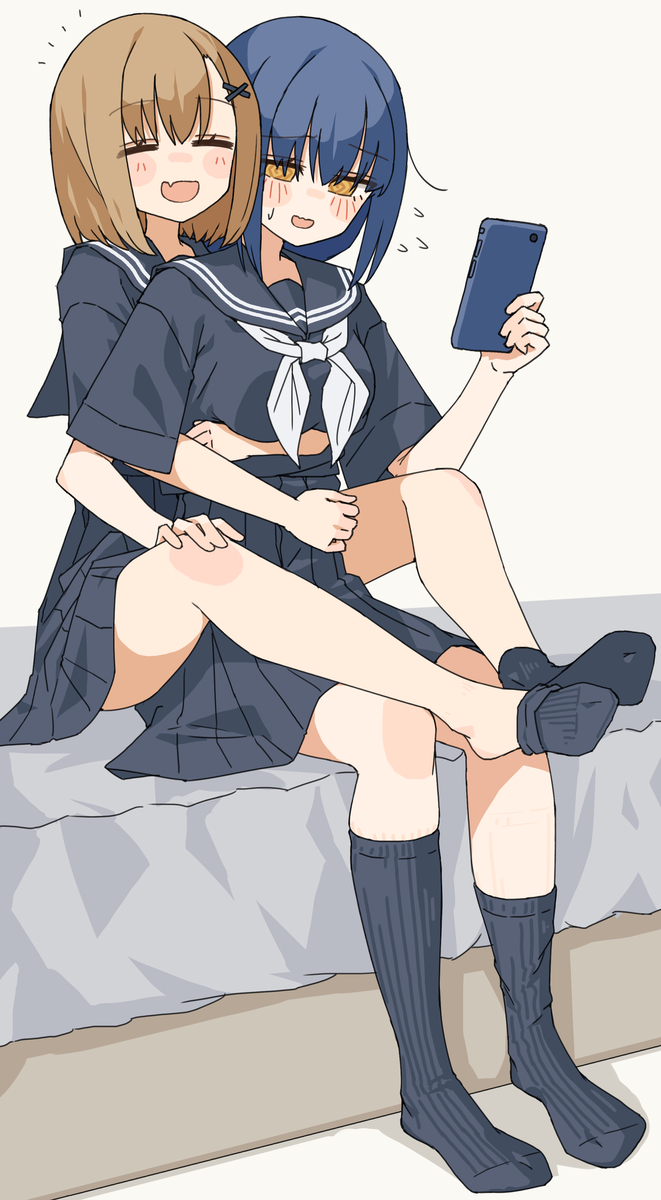 This is a pixiv picture whose title is じゃれてくるたびにドキドキする.