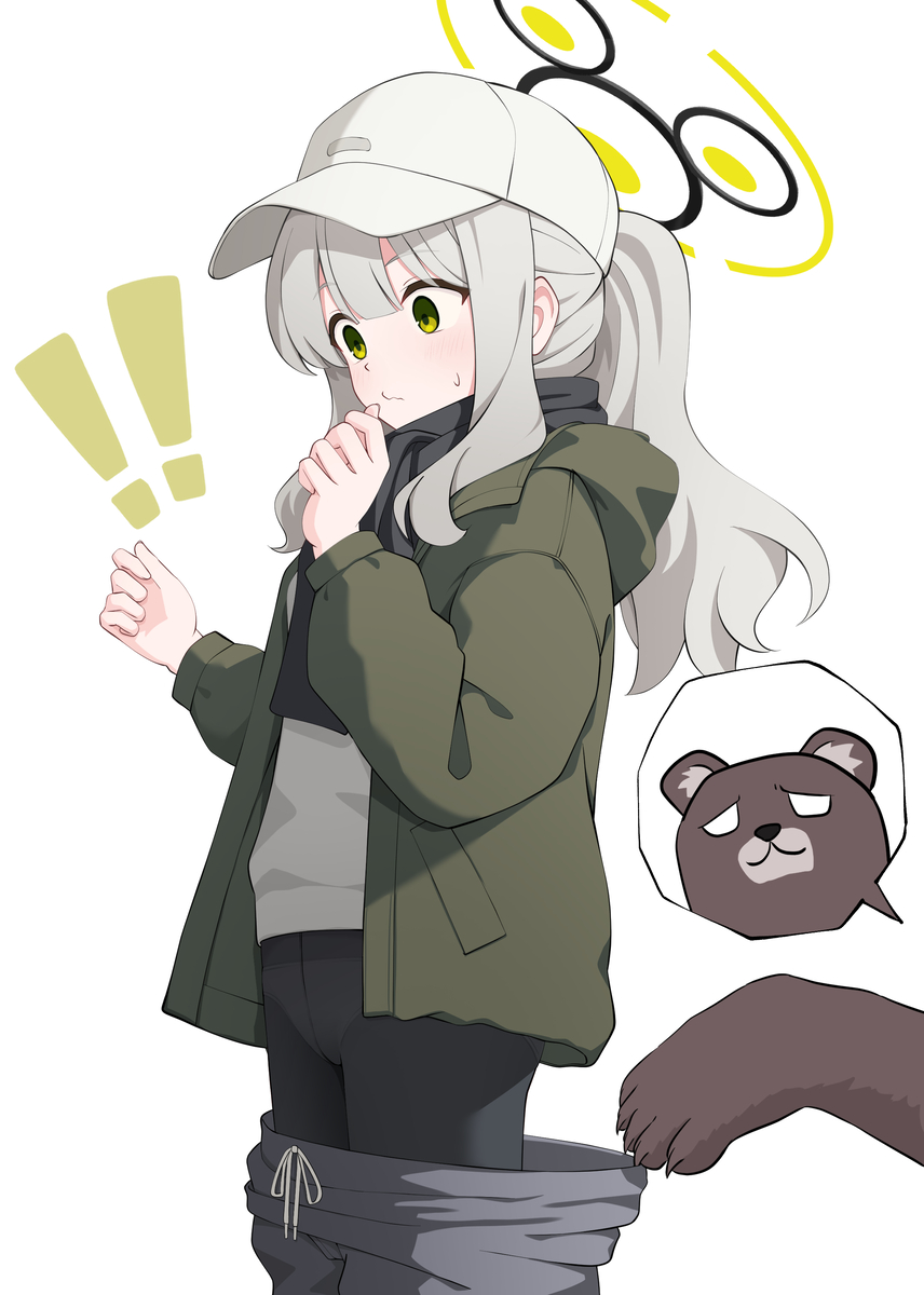 This is a pixiv picture whose title is 【FANBOX】 ハレ（クマ出没注意）.