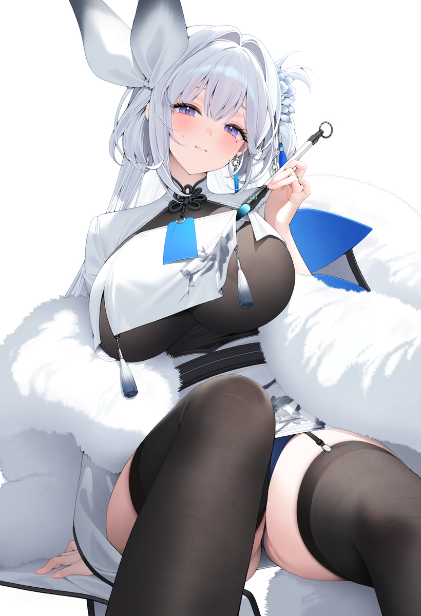 This is a pixiv picture whose title is シラツル.