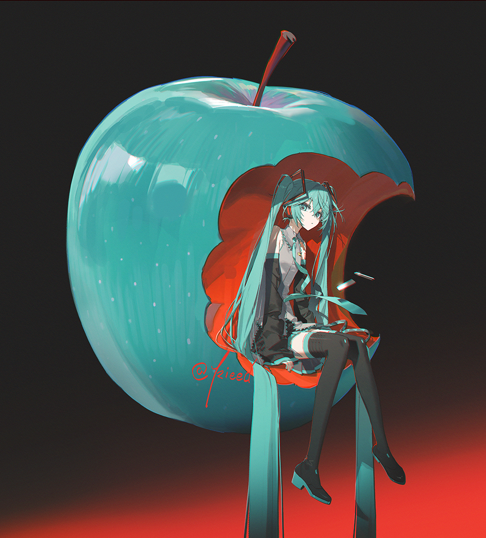 This is a pixiv picture whose title is 绿果果.