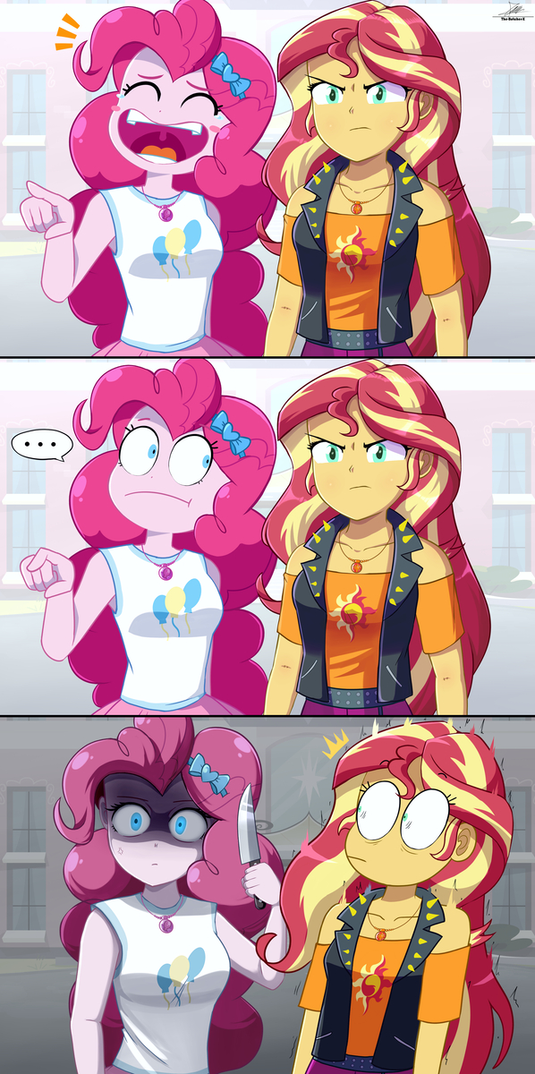 This is a pixiv picture whose title is .:Reckoning:. (EqG).