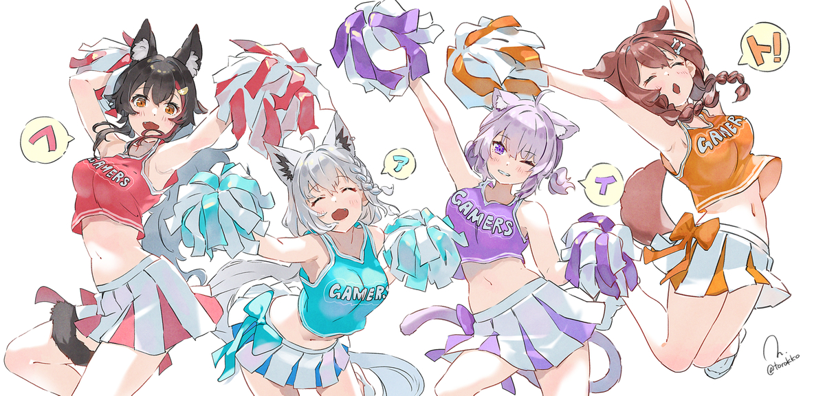 This is a pixiv picture whose title is ホロライブゲーマーズ！.